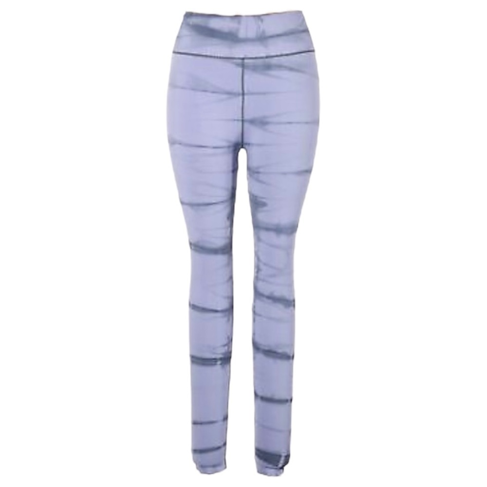 Zella Tie Dye Blue Thistle Seamless Leggings Size XL NWT